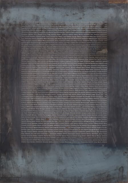 Variation No1 - 310 Artist Portraits (2025)