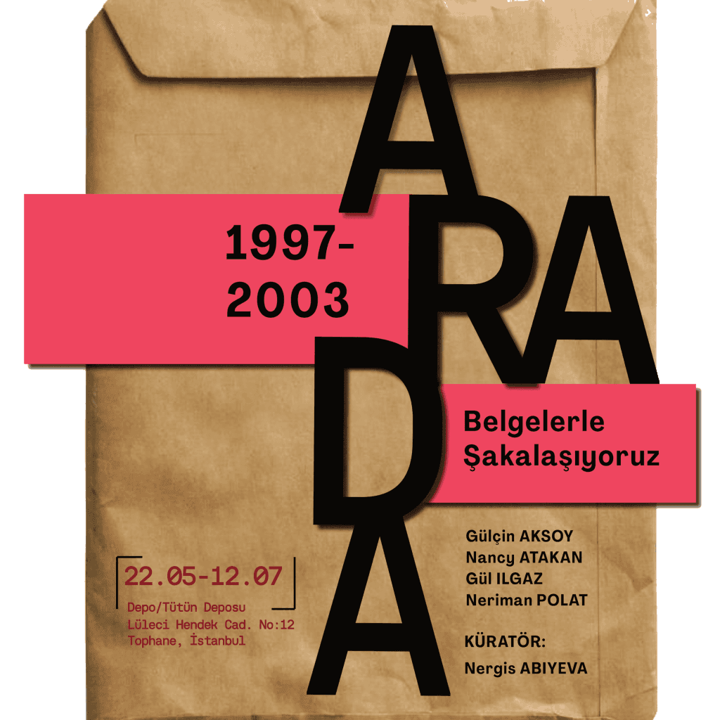 Graphic: ARADA 1997-2003 exhibition poster